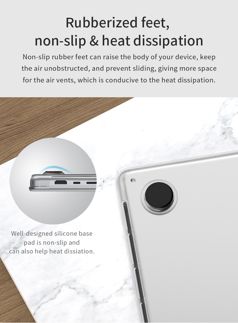 Matte pc hard case cover for macbook for macbook pro / air 